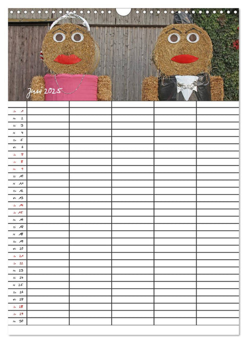 Lustige Figuren am Straßenrand (CALVENDO Wandkalender 2025)