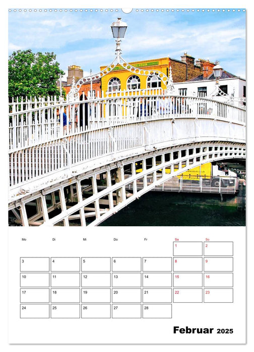 Dublin - faszinierende irische Hauptstadt (CALVENDO Wandkalender 2025)