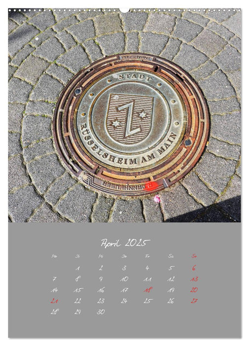 Faszination Kanaldeckel (CALVENDO Wandkalender 2025)