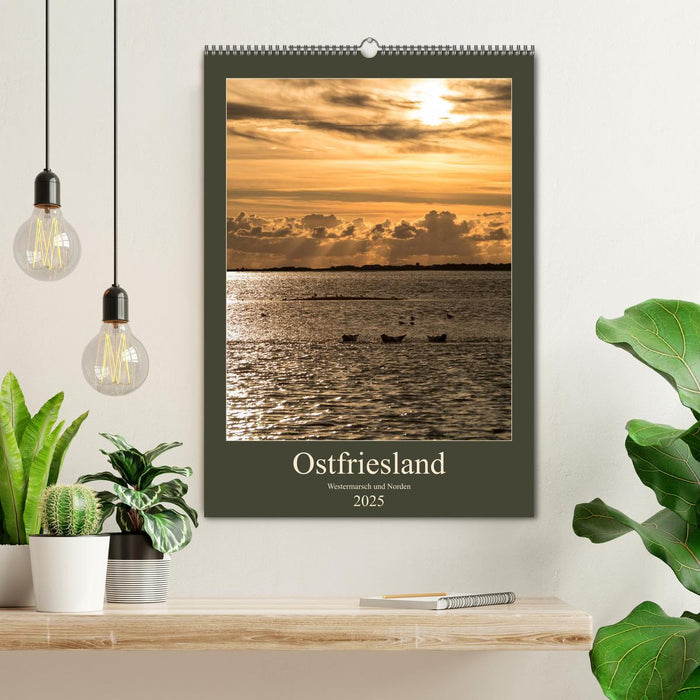 Ostfriesland - Westermarsch und Norden (CALVENDO Wandkalender 2025)