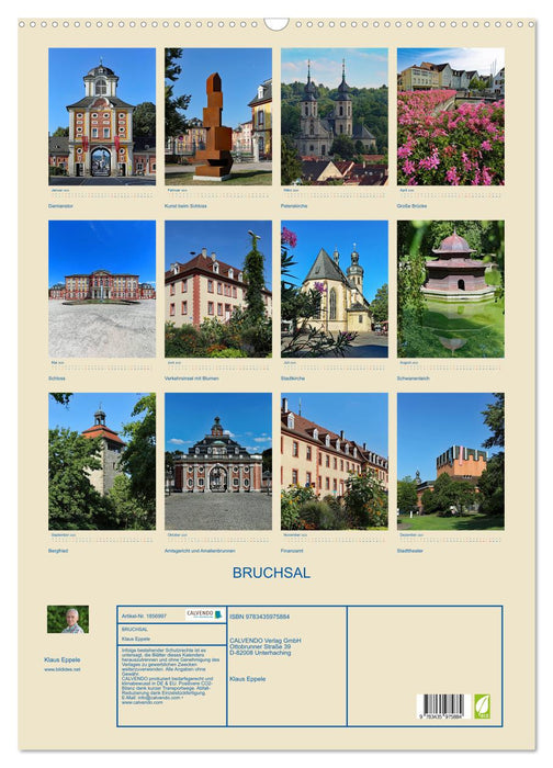 BRUCHSAL (CALVENDO Wandkalender 2025)