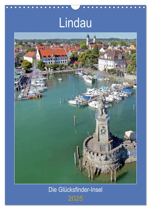 Lindau. Die Glücksfinder-Insel (CALVENDO Wandkalender 2025)