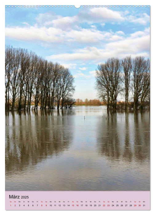 Faszination Hochwasser - Urdenbacher Kämpe (CALVENDO Wandkalender 2025)