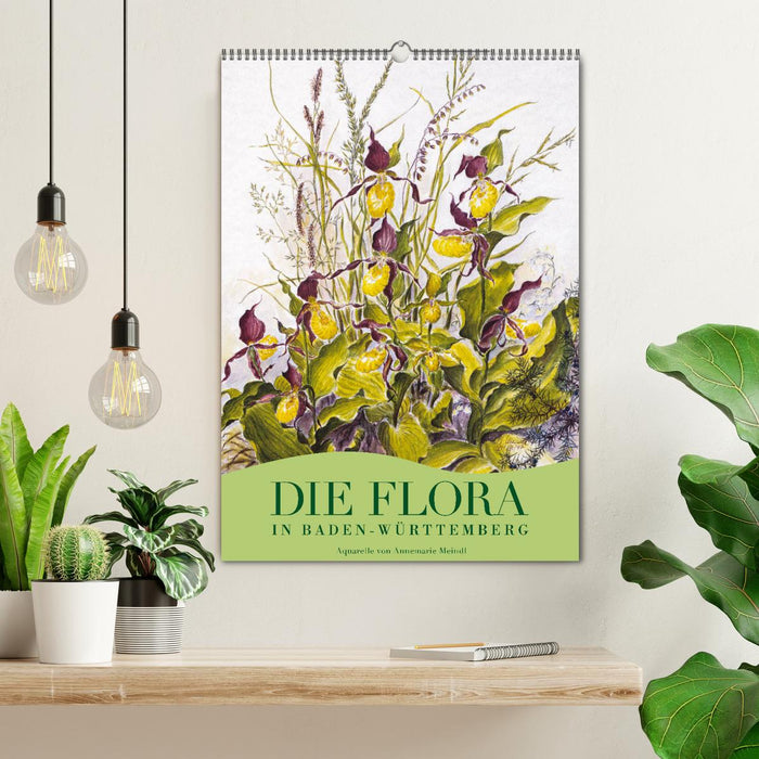 Die Flora in Baden-Württemberg (CALVENDO Wandkalender 2025)