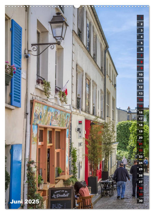 PARIS Stadtspaziergang (CALVENDO Wandkalender 2025)