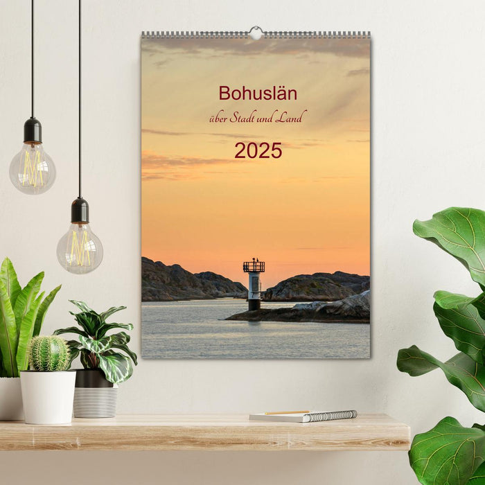 Bohuslän - über Stadt und Land (CALVENDO Wandkalender 2025)