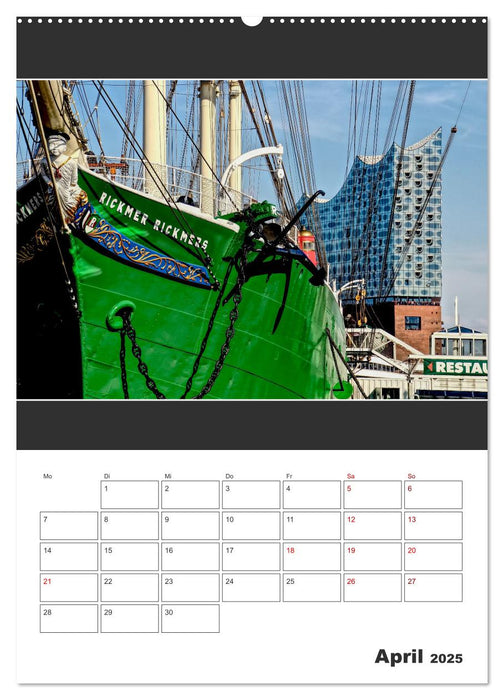 Spitze! Elbphilharmonie Hamburg 2025 (CALVENDO Wandkalender 2025)