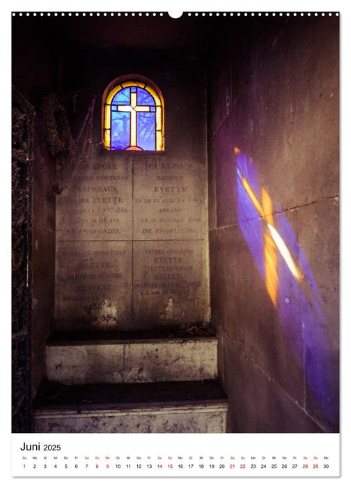 Le Cimetière du Père-Lachaise in Paris (CALVENDO Wandkalender 2025)