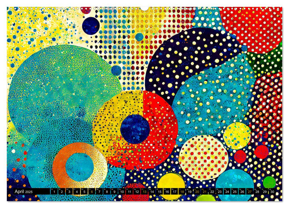 Abstrakte Farbdynamik (CALVENDO Wandkalender 2025)