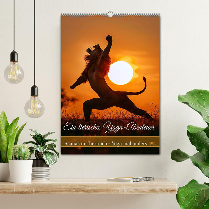 Ein tierisches Yoga-Abenteuer (CALVENDO Wandkalender 2025)