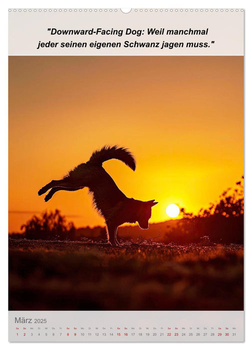 Ein tierisches Yoga-Abenteuer (CALVENDO Wandkalender 2025)