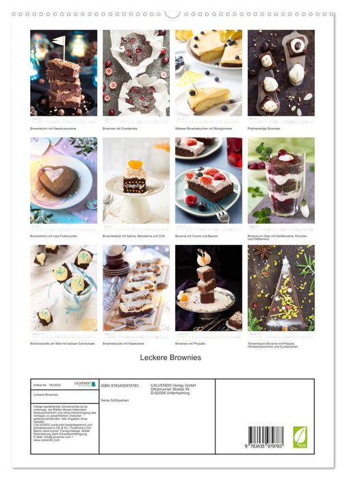 Leckere Brownies (CALVENDO Premium Wandkalender 2025)