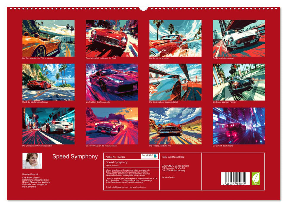 Speed Symphony (CALVENDO Premium Wandkalender 2025)
