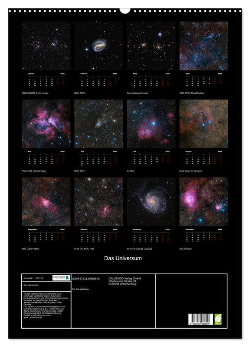 Das Universum (CALVENDO Wandkalender 2025)