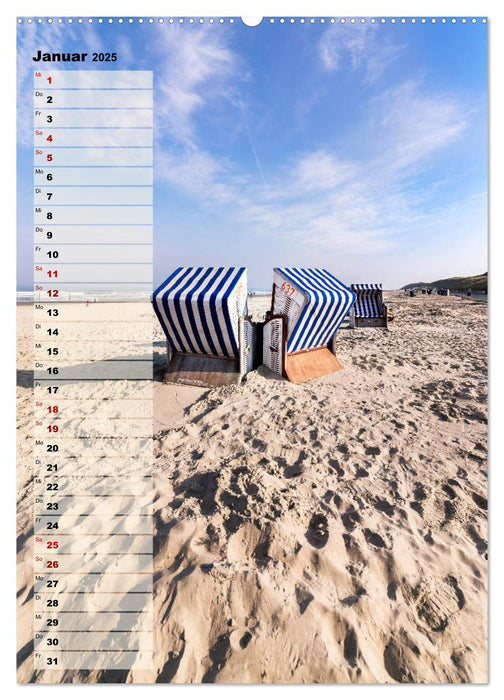 An der See Geburtstagsplaner (CALVENDO Premium Wandkalender 2025)