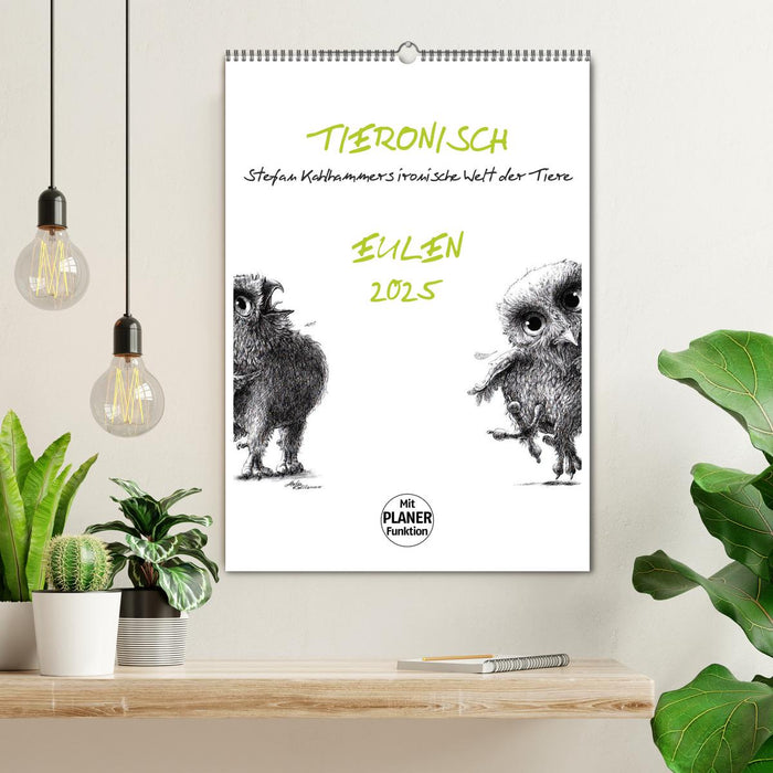 Tieronisch Eulen (CALVENDO Wandkalender 2025)