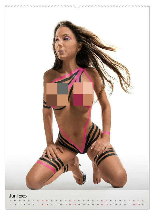 grlz Taped Sexy Girl (CALVENDO Premium Wandkalender 2025)