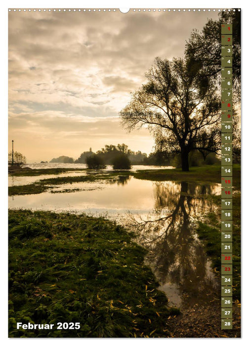 Der Meerbusch - Meerbuscher Rheinspaziergang (CALVENDO Premium Wandkalender 2025)