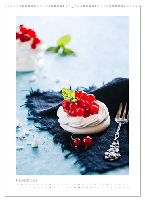 Himmlisch lecker! Süße Desserts und andere Naschereien (CALVENDO Wandkalender 2025)