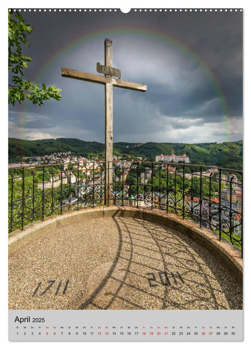 KARLSBAD Historie in malerischer Umgebung (CALVENDO Premium Wandkalender 2025)