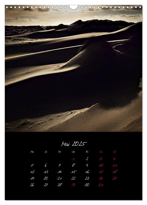 Landschaften aus Wasser, Sand und Licht (CALVENDO Wandkalender 2025)