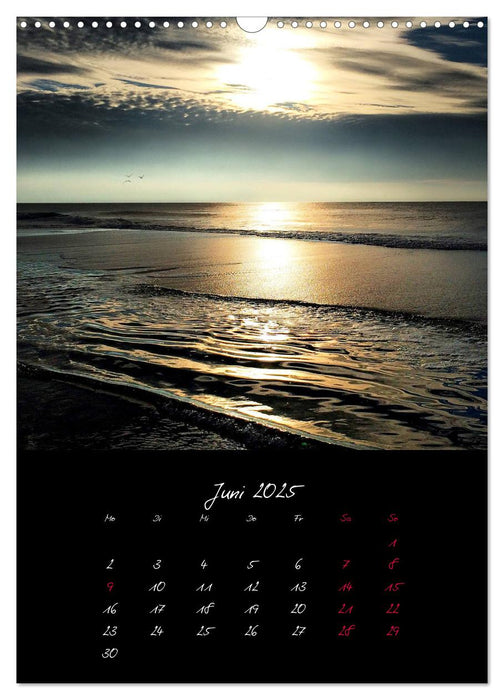 Landschaften aus Wasser, Sand und Licht (CALVENDO Wandkalender 2025)