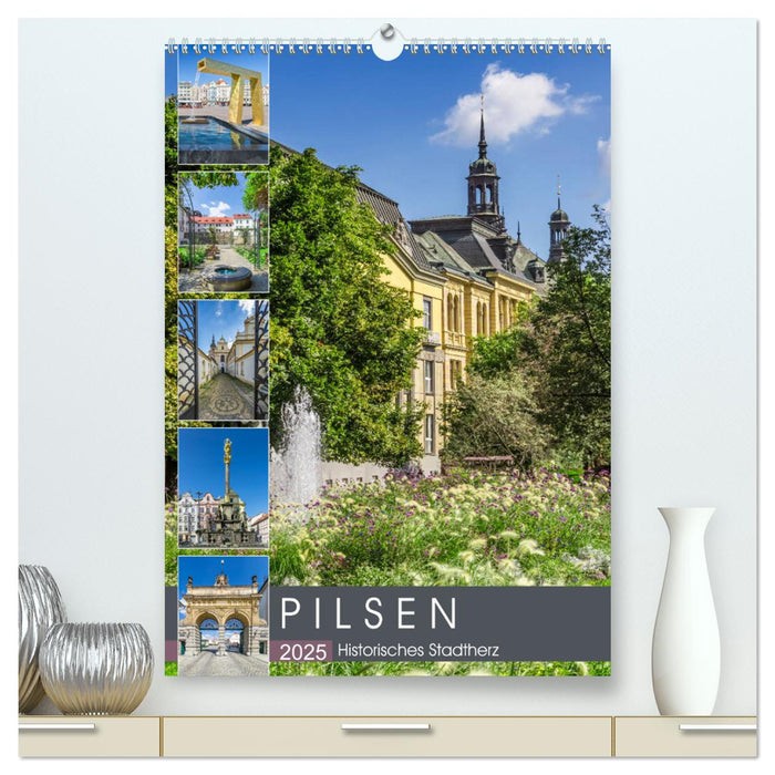 PILSEN Historisches Stadtherz (CALVENDO Premium Wandkalender 2025)