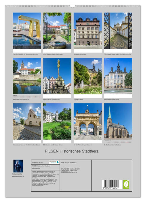 PILSEN Historisches Stadtherz (CALVENDO Premium Wandkalender 2025)