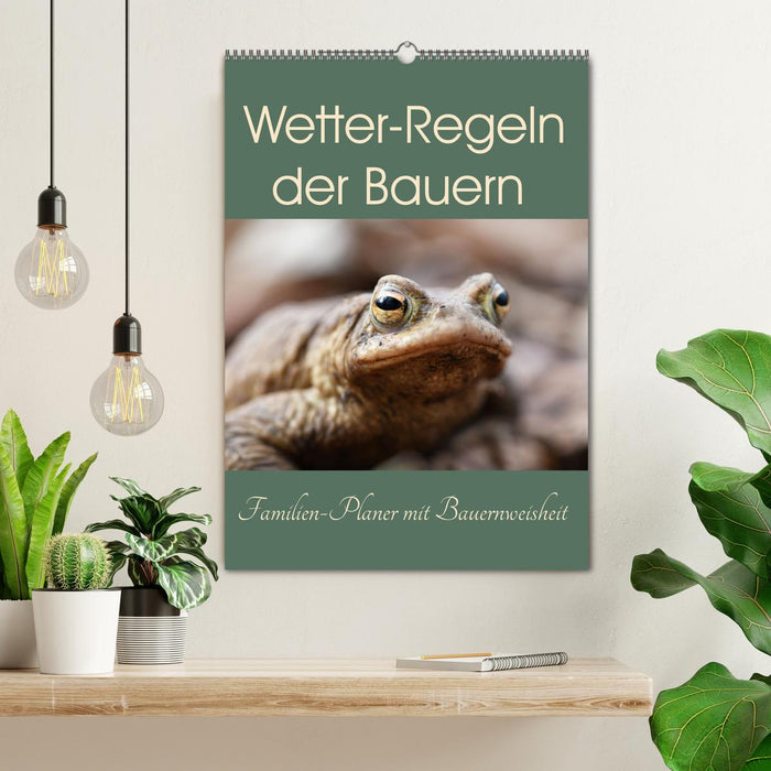 Wetter-Regeln der Bauern (CALVENDO Wandkalender 2025)