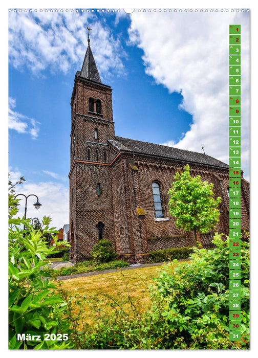 Meerbusch am Rhein (CALVENDO Wandkalender 2025)