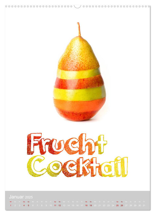 funny FRUITS and VEGETABLES - lustiges Obst und Gemüse (CALVENDO Premium Wandkalender 2025)