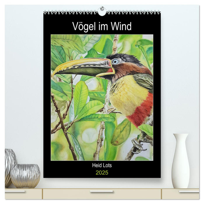 Vögel im Wind (CALVENDO Premium Wandkalender 2025)