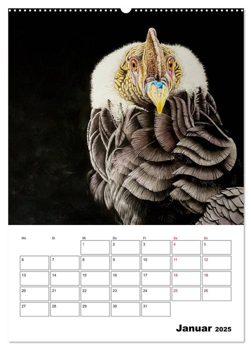 Vögel im Wind (CALVENDO Premium Wandkalender 2025)
