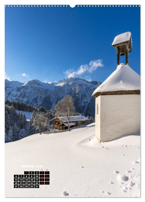 Leichte Wanderziele um Oberstdorf (CALVENDO Premium Wandkalender 2025)