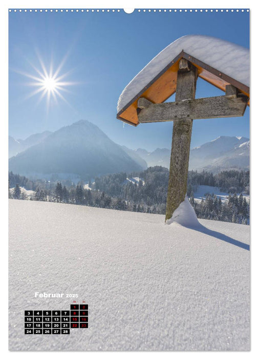 Leichte Wanderziele um Oberstdorf (CALVENDO Premium Wandkalender 2025)