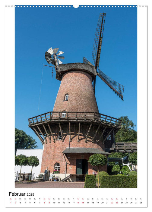 Historische Windmühlen in Minden-Lübbecke (CALVENDO Wandkalender 2025)