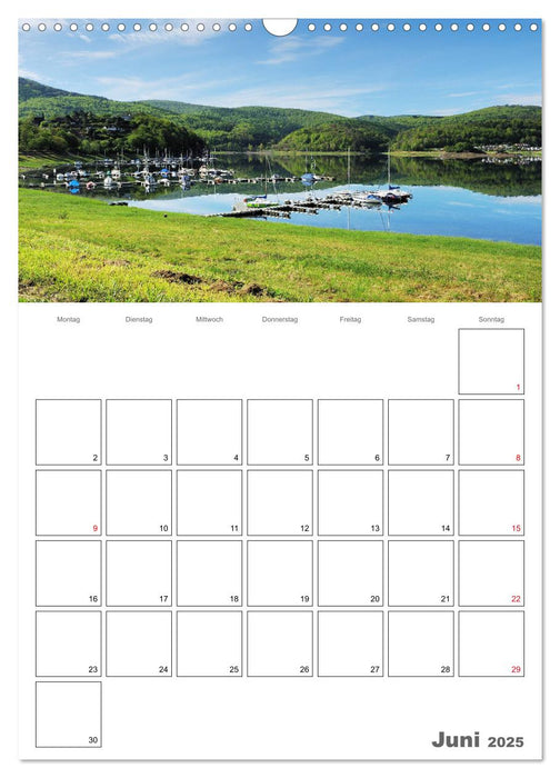 Hessens schönster See - Der Edersee (CALVENDO Wandkalender 2025)