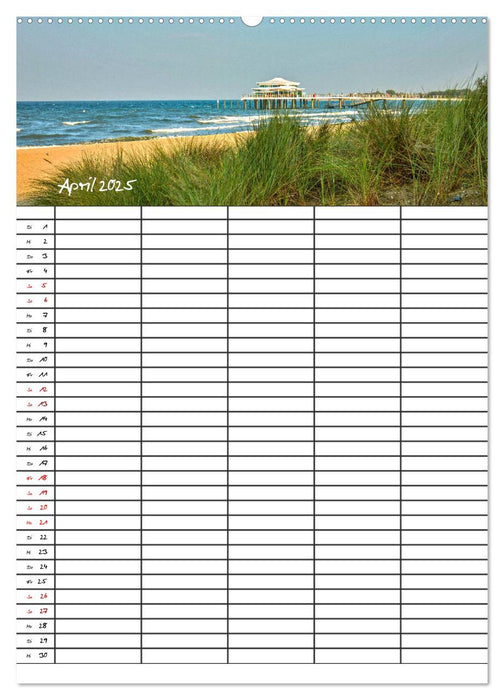 Timmendorfer Strand - Ostsee Urlaubsparadies (CALVENDO Premium Wandkalender 2025)