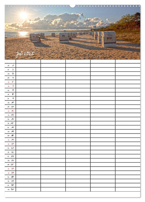 Timmendorfer Strand - Ostsee Urlaubsparadies (CALVENDO Premium Wandkalender 2025)