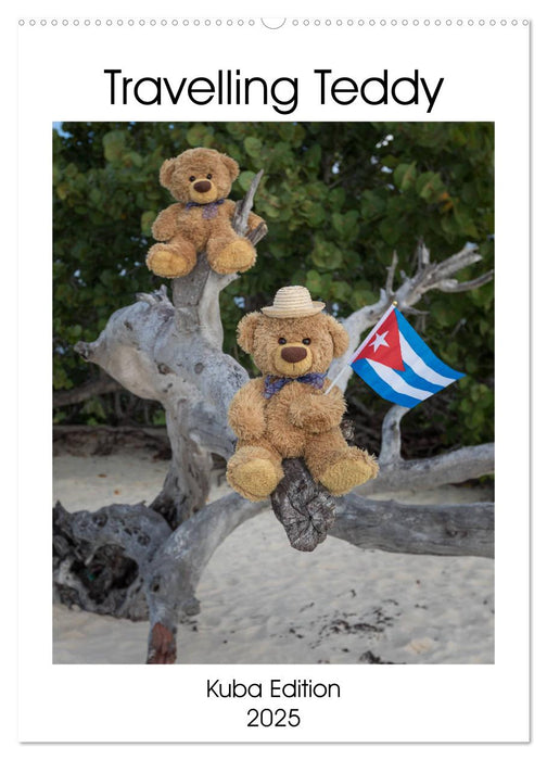 Travelling Teddy Kuba Edition 2025 (CALVENDO Wandkalender 2025)