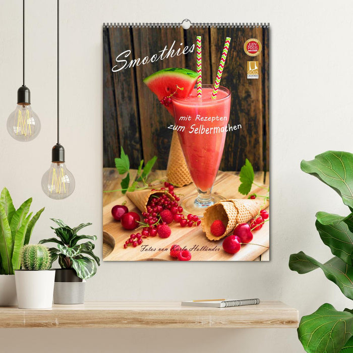 Smoothies zum Selbermachen (CALVENDO Wandkalender 2025)