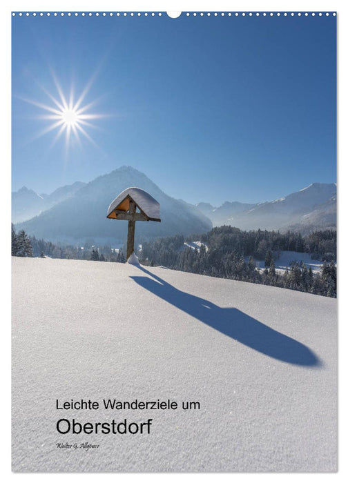 Leichte Wanderziele um Oberstdorf (CALVENDO Wandkalender 2025)