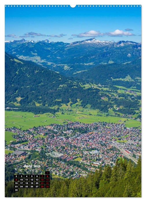 Leichte Wanderziele um Oberstdorf (CALVENDO Wandkalender 2025)