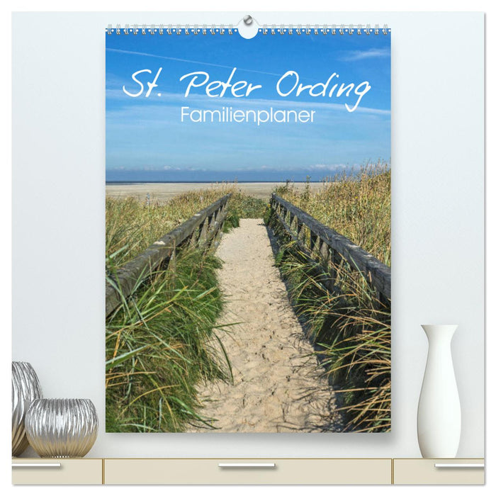 St. Peter Ording Familienplaner (CALVENDO Premium Wandkalender 2025)