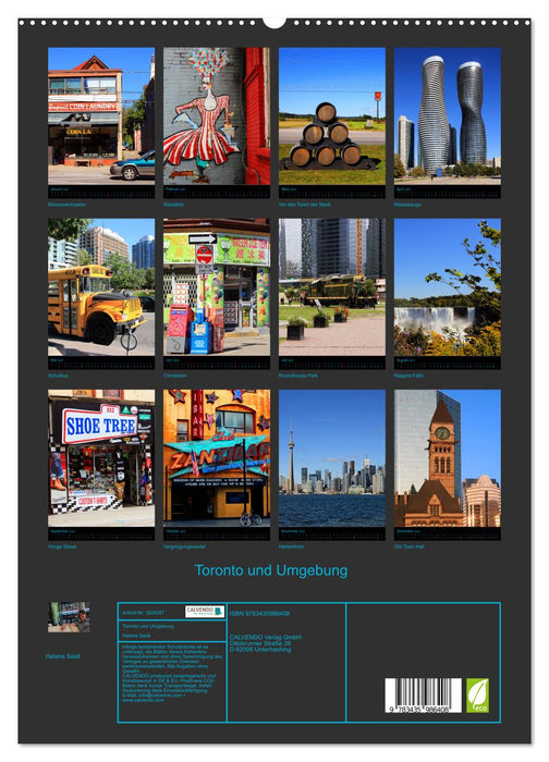 Toronto und Umgebung (CALVENDO Premium Wandkalender 2025)