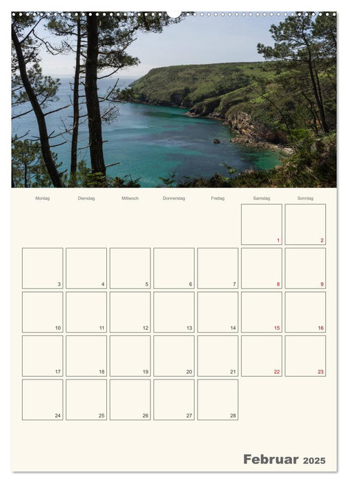 Sommertage in der Bretagne (CALVENDO Wandkalender 2025)