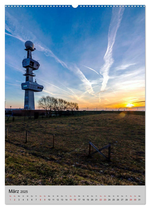 Leuchttürme an der Nordsee (CALVENDO Premium Wandkalender 2025)