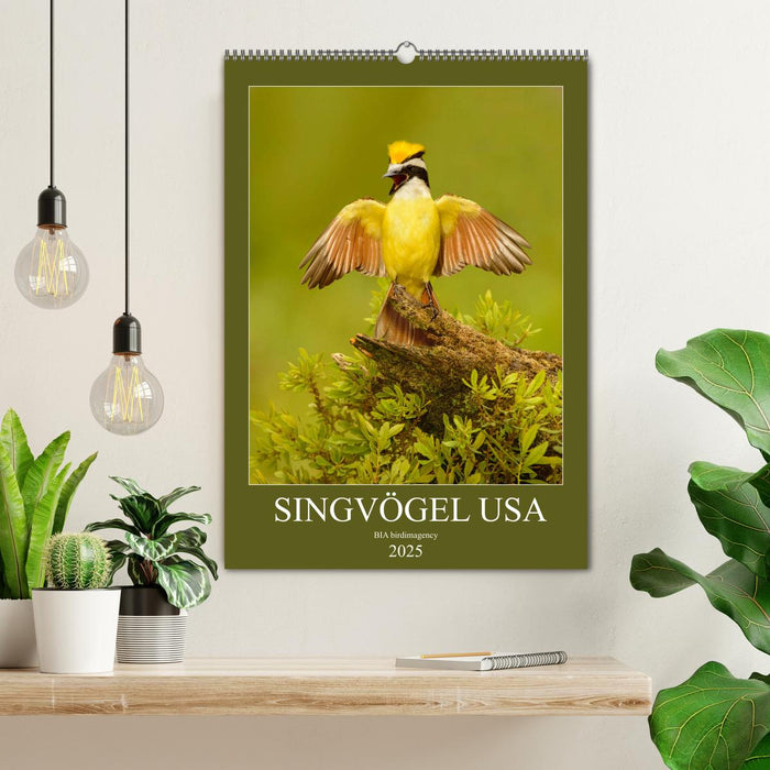 Singvögel USA (CALVENDO Wandkalender 2025)