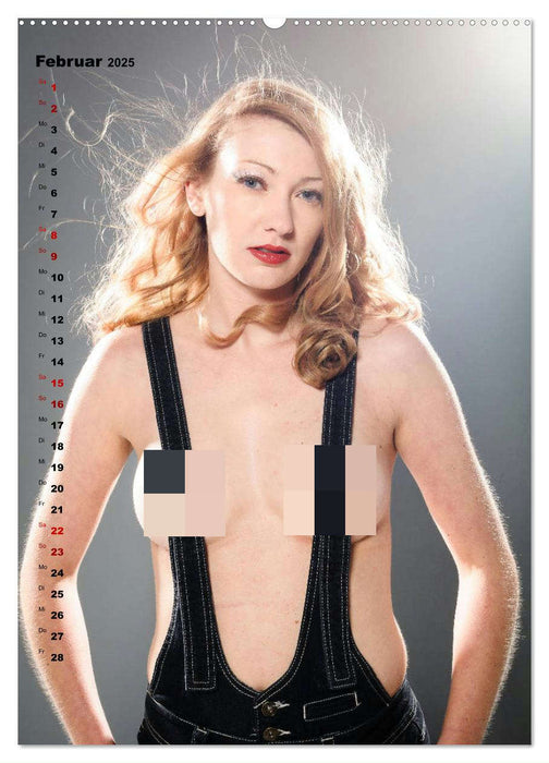 Sexy in Latzhosen (CALVENDO Premium Wandkalender 2025)