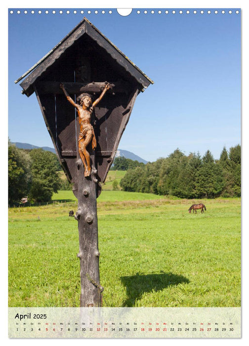 Feldkreuze im bayerischen Oberland (CALVENDO Wandkalender 2025)